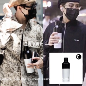 保温杯陶瓷涂层不锈钢热水壶高颜值女生明星同款定制杯子27人付款109