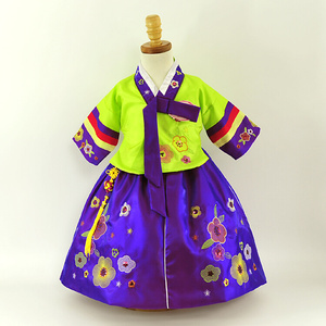 韩国s旅游女童韩服周岁婴幼儿民族朝鲜族公主裙宝宝六一舞台表演