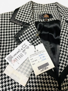 lilly丽莱女装 千鸟格小香风西服套裙(西装 半裙) s码_阿里巴巴找货