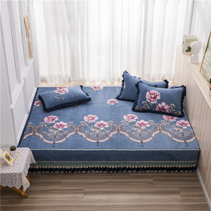 牛奶绒大炕盖定做榻榻米床盖单件大炕罩炕单加厚夹棉绗缝防滑炕毯