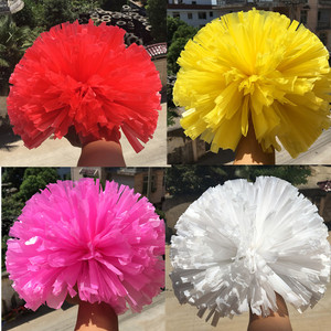 儿童拉拉花啦啦队手花手拿花幼儿园手摇花啦啦操花球舞蹈演出道具