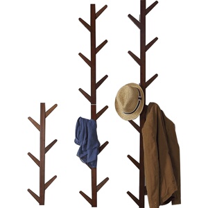 客厅树枝挂衣架 墙壁式墙面衣帽置物包架卧室挂衣服门口玄关树杈