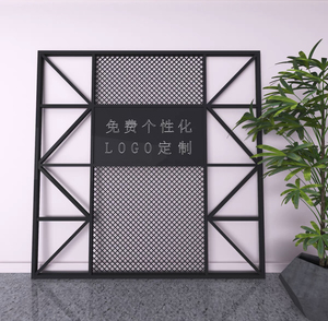 定制菱形网格网片装饰隔断墙镂空吊顶铁丝网铁艺壁挂式餐厅铁网格