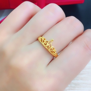 周大福戒指黄金纯金