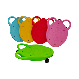 感统训练器材 儿童四轮平衡板塑料加厚虫形小滑板爬 滑板车 康复