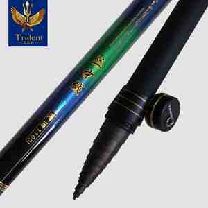 三叉戟鱼竿丛中戟 传统钓长节手竿碳素轻硬8米13米 鱼竿配节