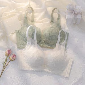 moggybelle猫媛猫媛文胸调整型内衣女小胸聚拢薄款无钢圈防下垂收