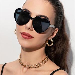 New In Heart Loving Sunglasses for Women Jelly Color Framele
