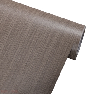 灰色木纹贴纸自粘木板家具翻新黑胡桃银梨柜子木皮科技木纹纸墙纸