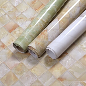 自厨房贴纸油防瓷砖画大理石粘浴室电视贴纸背景墙防水墙纸壁纸贴