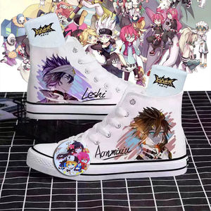 回力新款2022凹凸世界周边帆布鞋格瑞雷狮男女涂鸦高帮cos百搭板