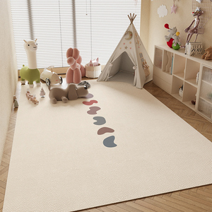 客厅地毯儿童房爬爬垫PVC防水阅读区婴儿宝宝爬行卧室地垫子可擦