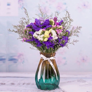 云南天然风干薰衣草干花勿忘我真花装饰摆件客厅大束插花满天星子