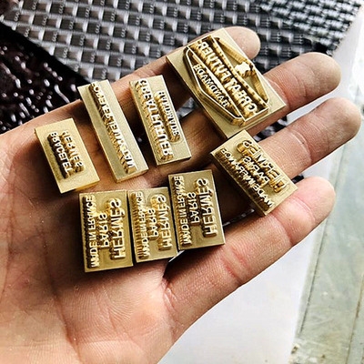 印塑料烙印印模具烫金版烫金粒活字皮革木材版烫烫字日期