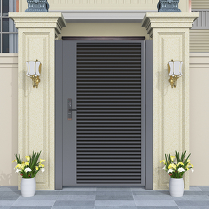 铝合金庭院门别墅不锈钢大门户外铁艺门小区花园栅栏门乡村进户门