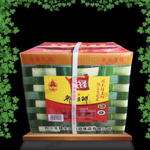 四川先锋 红油郫县豆瓣箱装9kg包邮 餐饮饭店商用郫县红油豆瓣酱