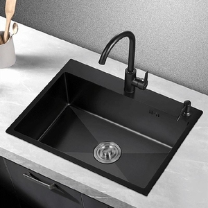 商用不锈钢水槽三槽三眼三连池洗菜池洗碗池洗菜盆饭店用3个水.