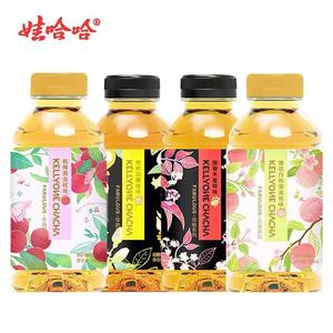 特价娃哈哈kellyone chacha果汁饮品果味茶饮料350ml低糖低卡果茶
