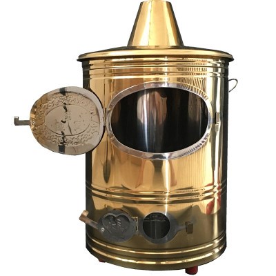 桶炉金烟囱纸桶桶化加厚元宝桶桶烧纸桶不锈钢钱焚烧款烧金宝烧纸