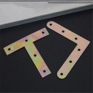 镀彩l型角铁椅子连接件角码角码层板件包角拐角支架铁片