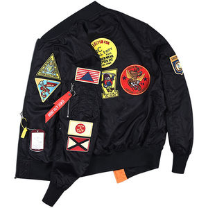 ma1飞虎队徽章夹克棒球服外套棉服男女秋冬美式加棉加厚余文乐潮