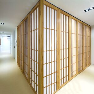 推拉门门定制卧室格栅榻米隔樟子木门实室门日式格子榻移门断木和