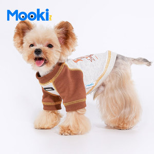 mookipet狗狗春秋衣服中小型犬马尔济斯比熊泰迪法斗薄款宠物卫衣