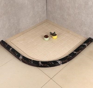 挡水条加高10cm浴室弧形扇形挡水条淋浴房石基卫生间防水条地面.