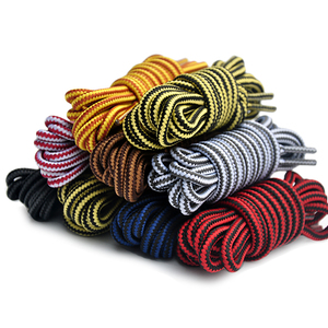 卡特鞋带cat工装靴子马丁靴户外鞋英伦粗圆形黄色鞋带棕黑色鞋带