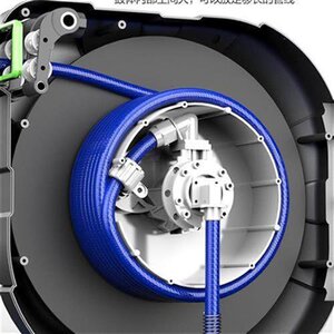 i自动伸缩卷管器气鼓电鼓s修车超长20米气管汽车美容店洗车设备.