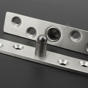 新款不锈钢上下转轴合页天地磨芯一字铰链橱柜门顶轴暗藏隐形合