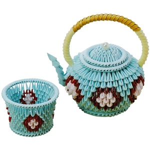 日用百货 茶具及配件 陶瓷茶具套装 三角茶壶杯