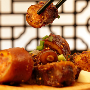 武冈洞口湖南特产熟食既吃整根香辣猪尾巴辣条肉新鲜卤菜真空包装