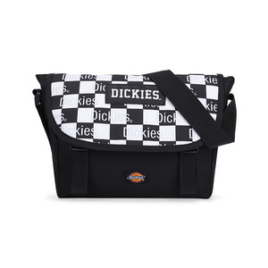 dickies黑白棋盘格斜挎包美国潮牌迪克斯邮差包蒂克专柜男款挎包