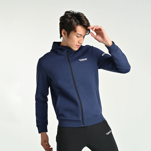 361运动外套男2022春季新款男装开衫卫衣上衣连帽休闲男士加厚