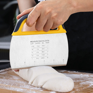 厨房不锈钢擀面板切面团家用烘焙蛋糕奶油刮板切板煎饼肠粉刮油板