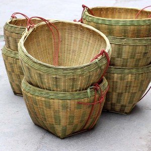 800人付款淘宝园艺装土花桶塑料筐加厚箩筐圆形箩兜大号水果筐蔬菜筐