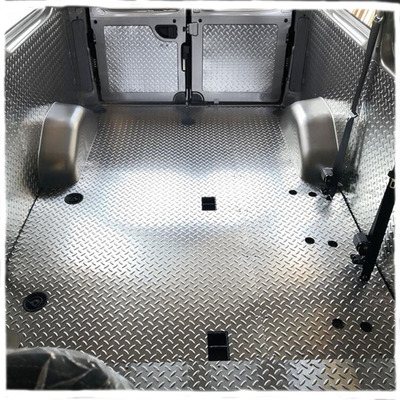 400人付款淘宝适用大通v80改装配件上汽大通不锈钢地板汽车铝内饰车厢