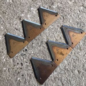 收割机割草机割刀刀片果园牧草苜蓿收割往复式配件10片装