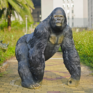 仿真大猩猩雕塑摆件园林景观假山道具公园花园区室外草坪景区装饰