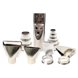 热风枪风嘴风枪头圆嘴扁r头鸭咀弯铲手持式热风筒配件3节5层风咀.