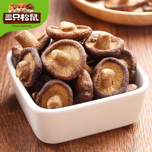 三只松鼠香菇脆零食500g大袋香菇干脆烤香菇肉脱水果蔬脆蘑菇脆脆