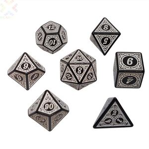 多面骰子粒十面数字0到9筛子桌游配件道具色子六面八面12面20面10