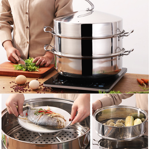 商用大蒸锅特大蒸笼多层大号蒸锅蒸馒头大容量蒸馍锅超大加厚蒸包