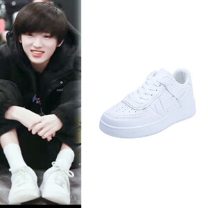 宋亚轩同款马嘉祺刘耀文小白鞋女2021港风百搭板鞋运动ins潮鞋