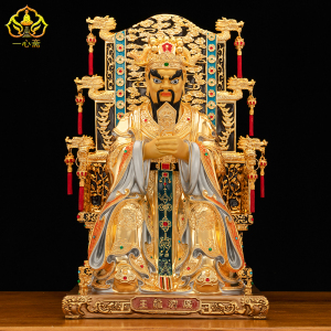 五爷广济龙王铜像