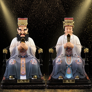 四海龙王爷神像东南西北海龙王龙母龙父树脂佛像供奉家用像体摆件