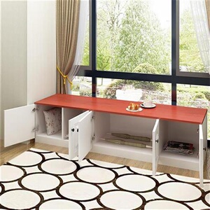 落地窗户的柜子