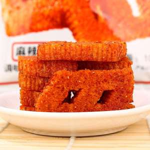 021人付款天猫果允江西欢乐鞋底大辣片特辣辣条麻辣零食老式80后小