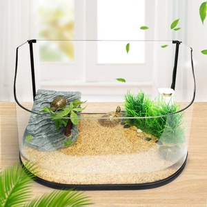 88特大型养龟缸带排水家用塑料乌龟箱巴西龟饲养池专用鳄龟盆龟盒淘宝